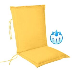 Perna impermeabila sezut/spatar pentru balansoar, scaun de bucatarie sau gradina, 48x65 cm, culoare galben