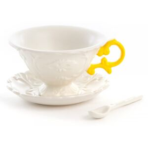 Set din portelan alb pentru ceai cu ø13cm I-Wares Yellow Seletti