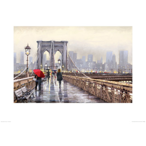 Richard Macneil - Brooklyn Bridge Reproducere, (80 x 60 cm)