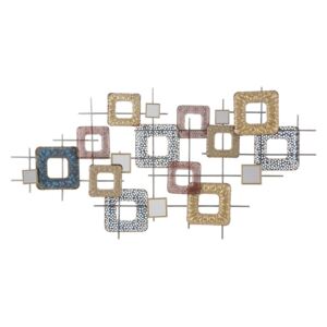 Decorațiune metalică pentru perete Mauro Ferretti Cube, 134,5 x 71 cm