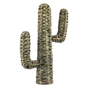 Decoratiune din iarba de mare verde model Cactus