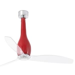 FARO 32002 - Ventilator de tavan ETERFAN roșu/transparent