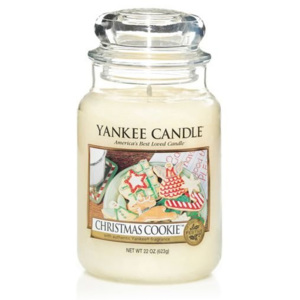 Yankee Candle galbene parfumata lumanare Christmas Cookie Classic mare