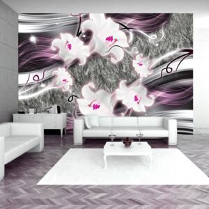Fototapet - Dance of charmed lilies 350x245 cm