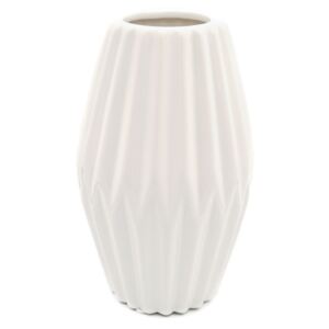 Vaza Ceramica OSAKA, 19 x 10 CM Alb