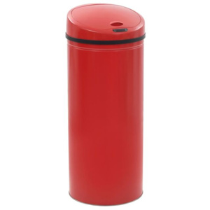 Coș de gunoi cu senzor, 62 L, roșu