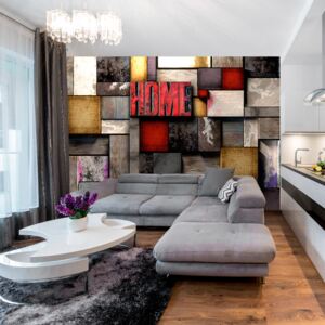 Fototapet Bimago - Colorful Home + Adeziv gratuit 300x210 cm