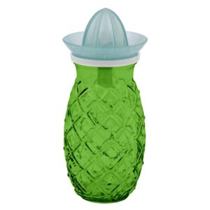 Sticlă cu storcător pentru fructe Ego Dekor Ananas, 0,7 l, verde