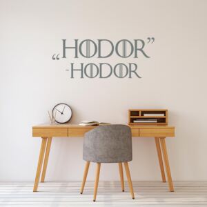 GLIX Game of Thrones Hodor - autocolant de perete Gri 50x20 cm