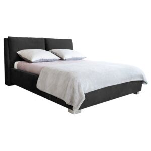 Pat dublu Mazzini Beds Vicky, 140 x 200 cm, negru