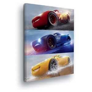 Tablou - MacQueen, Jackson Storm, Fiber Fuel Disney Cars 60x40 cm