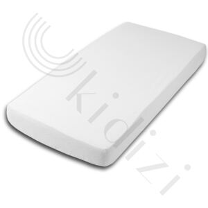 Husa protectie saltea impermeabila si respirabila din frotir 120 x 60 cm Kidizi, cu elastic roata