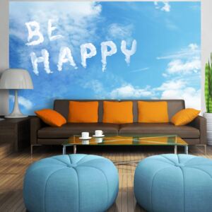 Fototapet Bimago - Be happy + Adeziv gratuit 100x70 cm