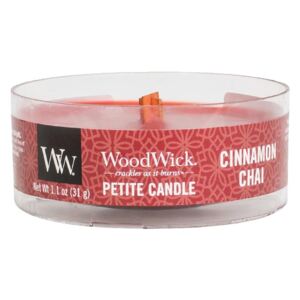 Lumânare parfumată WoodWick Scorțișoară și Vanilie, 8 ore de ardere
