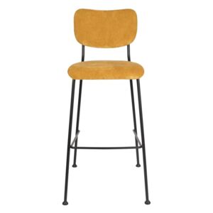 Set 2 scaune de bar Zuiver Benson, înălțime 102,2 cm, galben