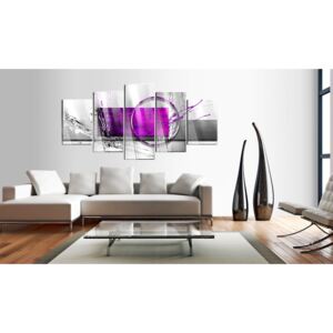 Imagine pe sticlă acrilică - Purple Expression [Glass]