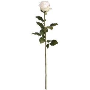 Trandafir artificial, alb