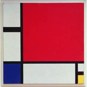Mondrian, Piet - Composition with Red Reproducere