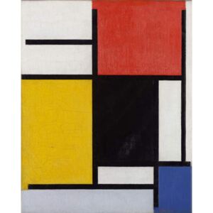Mondrian, Piet - Composition with red Reproducere