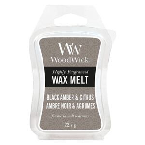 WoodWick parfumat ceara pentru aroma lampa Black Amber & Citrus