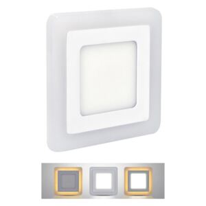 Solight WD155 - LED lampa incastrata LED/18W+1xLED/6W 245x245 mm