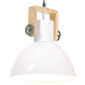 Lampă suspendată industrială, 25 W, alb, 30 cm, E27, rotund