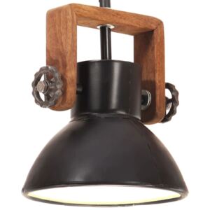 Lampă suspendată industrială, 25 W, negru, 19 cm, E27, rotund