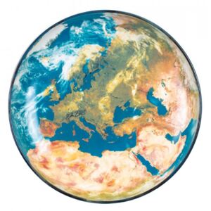 Platou multicolor din portelan 32 cm Cosmic Earth Europe Seletti