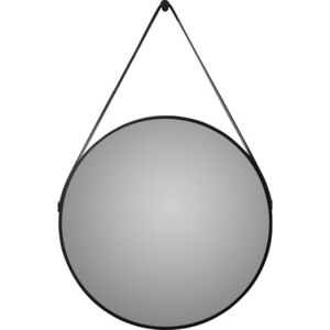 Oglinda DSK Circuit rotunda cu margine negru mat Ø 60 cm