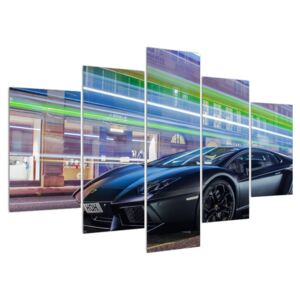 Tablou cu mașina rapidă (Modern tablou, K011702K150105)