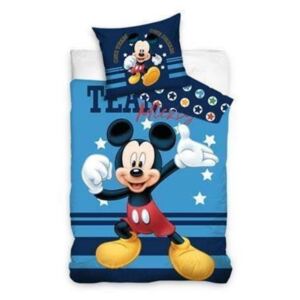 Lenjerie de pat Mickey Mouse (steluțe)