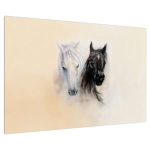 Tablou cu cai pictat (K012502K9060)