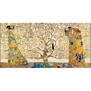 The Tree Of Life, The Fulfillment (The Embrace), The Waiting - Stoclit Frieze, 1909 Reproducere, Gustav Klimt, (100 x 50 cm)