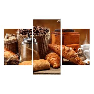 Tablou cu croissant și cafea (K012163K90603PCS)
