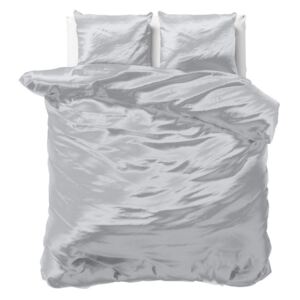 Lenjerie de pat din micropercal Sleeptime, 240 x 220 cm, gri