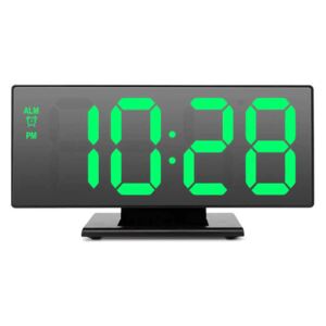 Ceas digital cu oglinda DS-3618L, USB, temperatura, LED verde