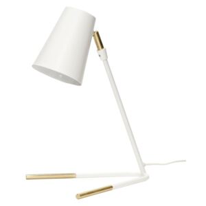 Lampa de Birou din Metal Alb - Metal Alb L27 x l25 x h 46cm