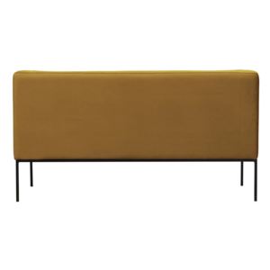 Canapea din catifea cu 2 locuri Windsor & Co Sofas Neptune, galben