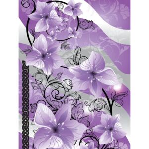 Buvu Fototapet: Flori violet - 254x184 cm