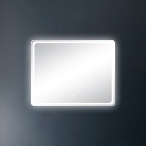 Oglinda baie cu LED culoarea alba Square O, Dalet 600x800 mm