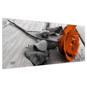 Tablou cu trandafirul portocaliu (Modern tablou, K011139K12050)