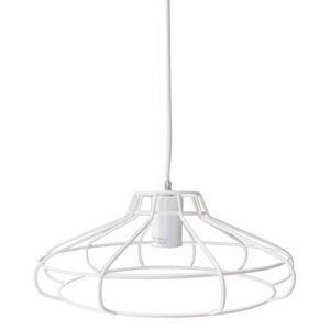 LEDKO 00472 - Lampa suspendata1xE27/40W/230V 330 mm alb