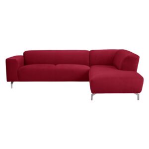 Canapea colţar Windsor & Co Sofas Orion, partea dreaptă, roşu