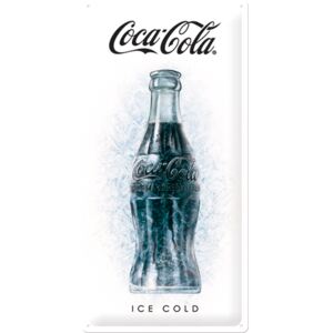Nostalgic Art Placă metalică: Coca-Cola (Ice White) - 50x25 cm