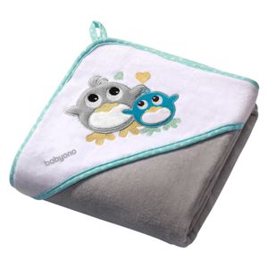 Prosop de baie cu gluga 76x76 cm Baby Ono Hooded Towel Grey