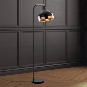 Lampadar elegant IRENE, 120x30 cm, E27, 100 W, Metal/Sticla, Auriu/Alb, Dormitor/Living/Birou