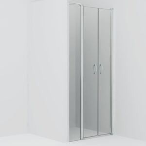Uși cabină de duș, transparent, 100 x 185 cm, ESG