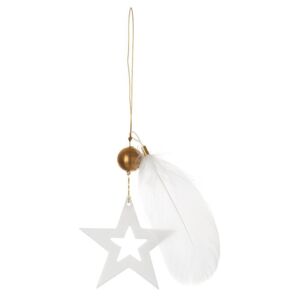 Obiect decorativ suspendat stea - White Star