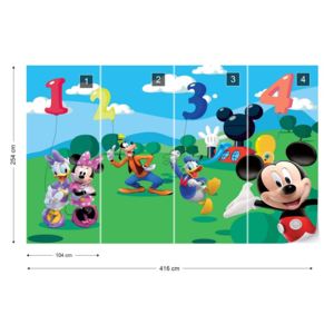 Fototapet - Disney Minnie Mouse Vliesová tapeta - 416x254 cm