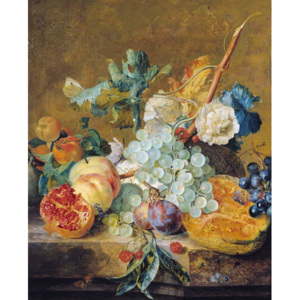 Flowers and Fruit Reproducere, Jan van Huysum